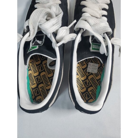 PUMA Suede Classic XXI 37491501 Black & White Men's Shoes Size 10.5 - Picture 4 of 16